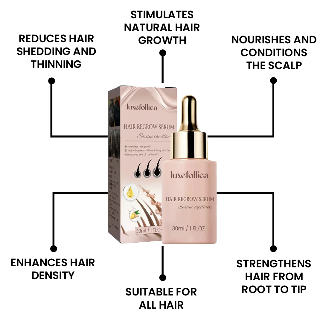 3 Ways LuxeFollica Hair Regrow Serum Transforms Your Hair & Scalp